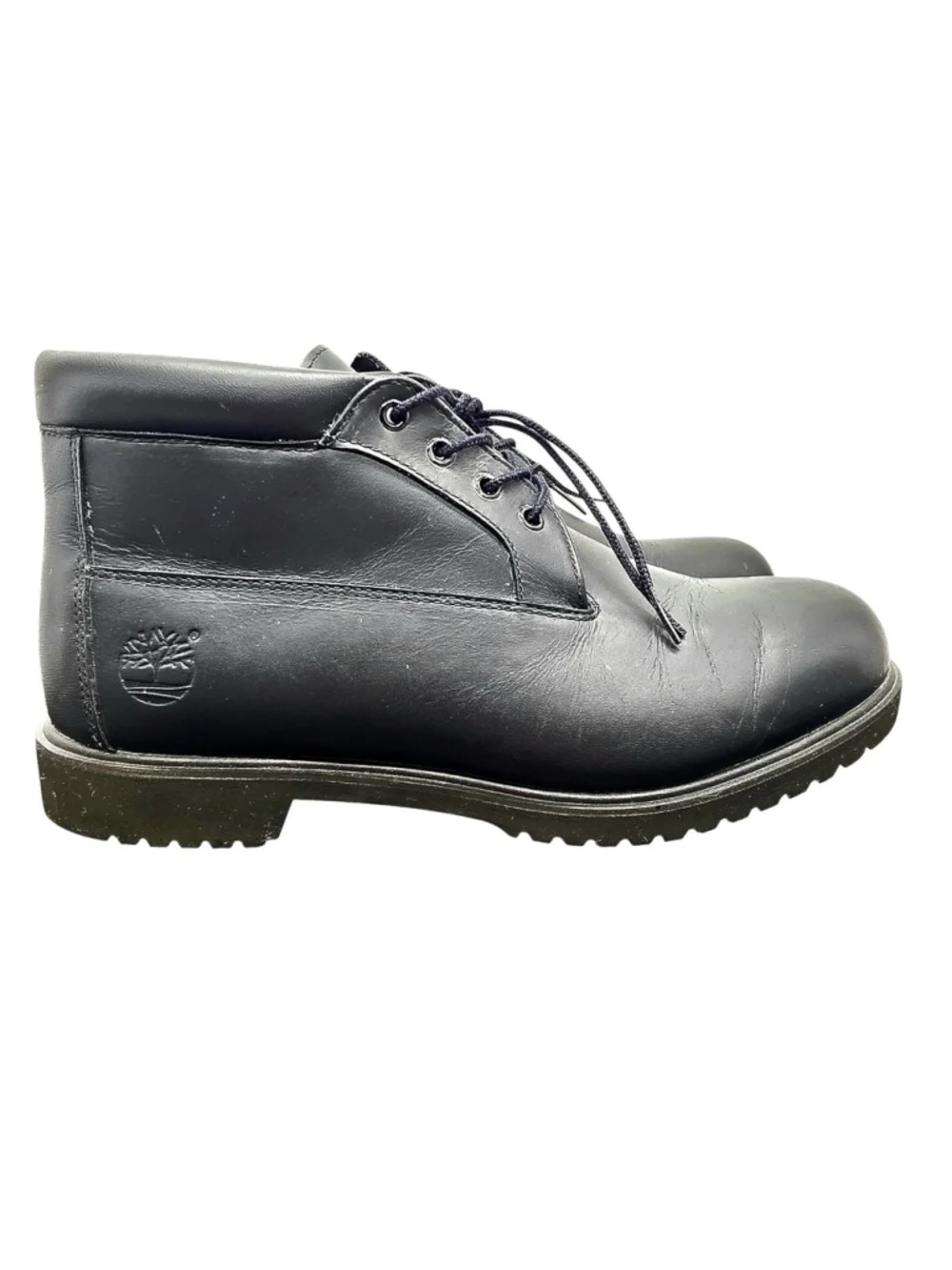 Timberland 1973 Newman Waterproof Boots Mens 12W Black Leather Chukka 50059